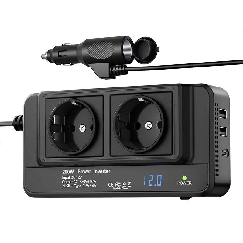 Outdoor Power Adapter Usb C - Автомобильный инвертор 200 Вт, адаптер для