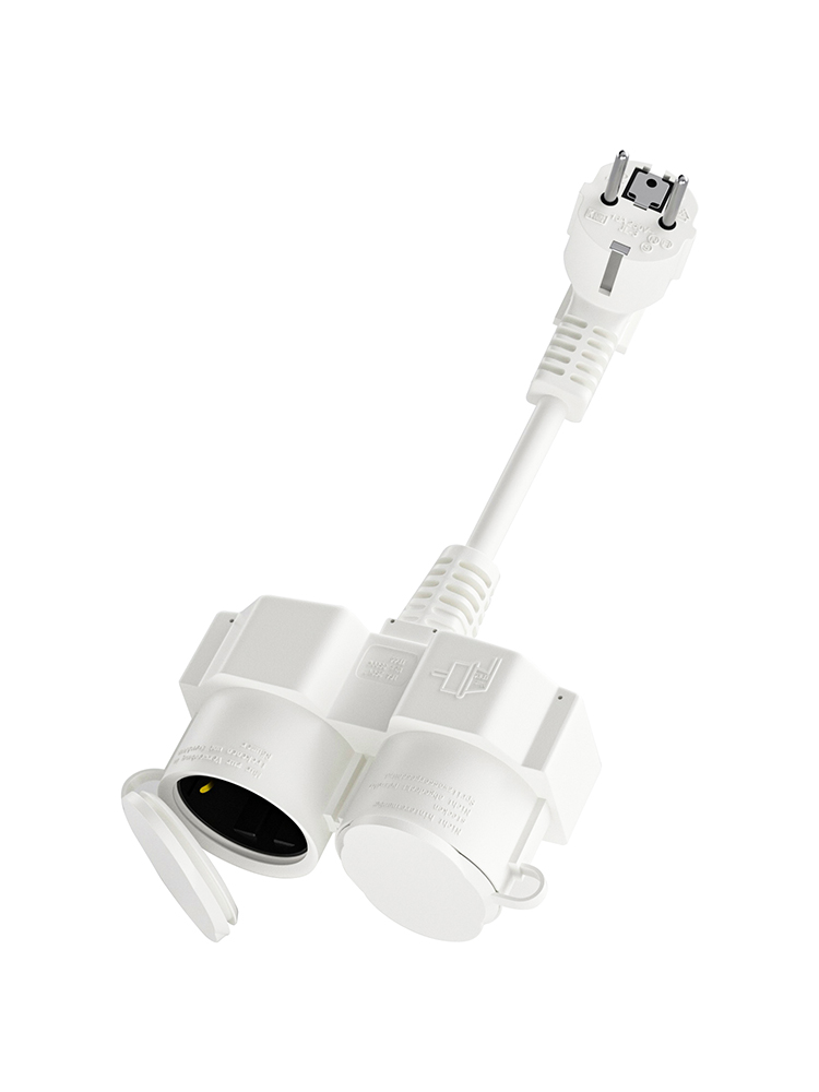 Outdoor Power Vac - Удлинитель EU с 2 розетками Schuko,