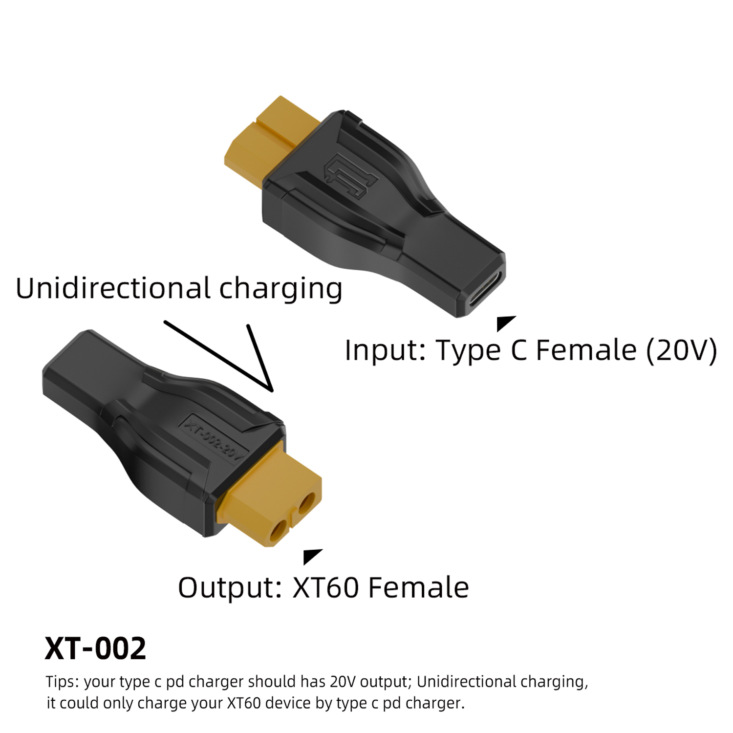Outdoor Power Adapter Usb C - Адаптер USB C в XT60, преобразователь
