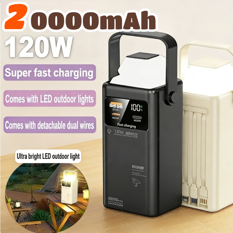 120 Вт Power Bank 200000 мАч б – обзор и цена Outdoor Power Adapter Usb C