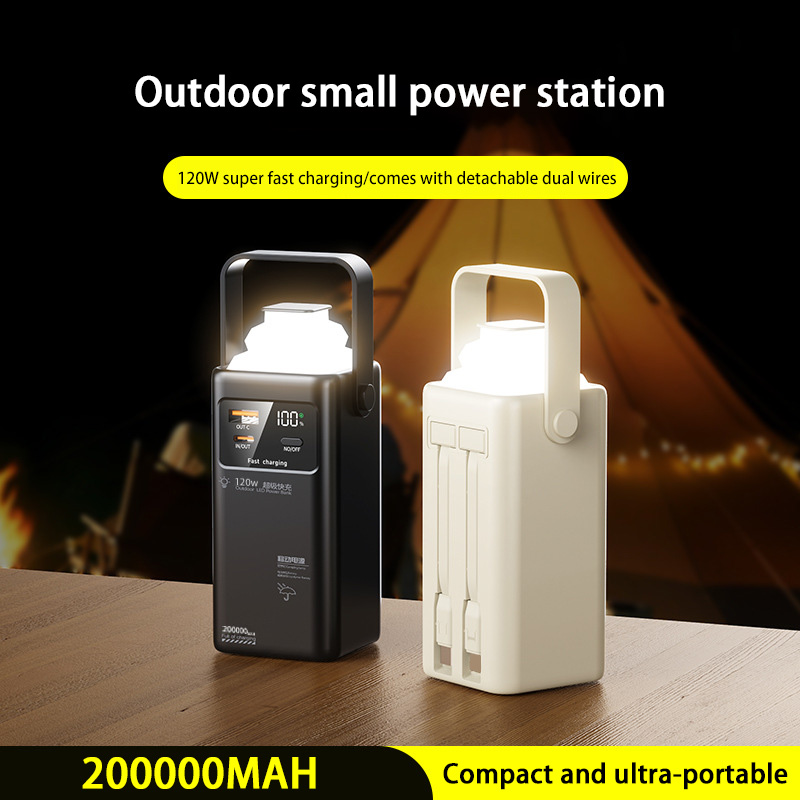 120 Вт Power Bank 200000 мАч б – обзор и цена Outdoor Power Adapter Usb C