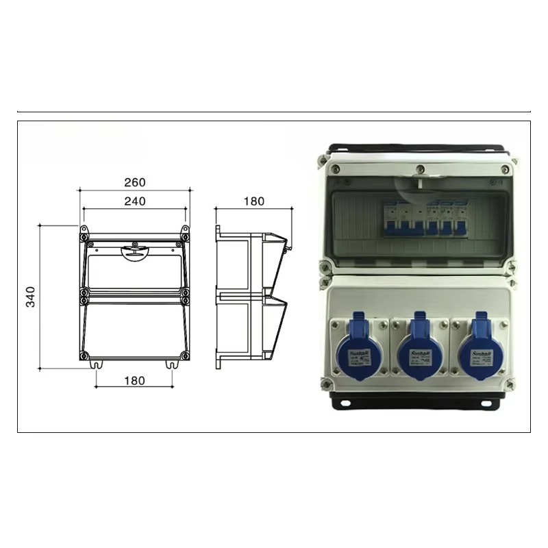 Наружный пластиковый настенный – обзор и цена Outdoor Power Distribution Board