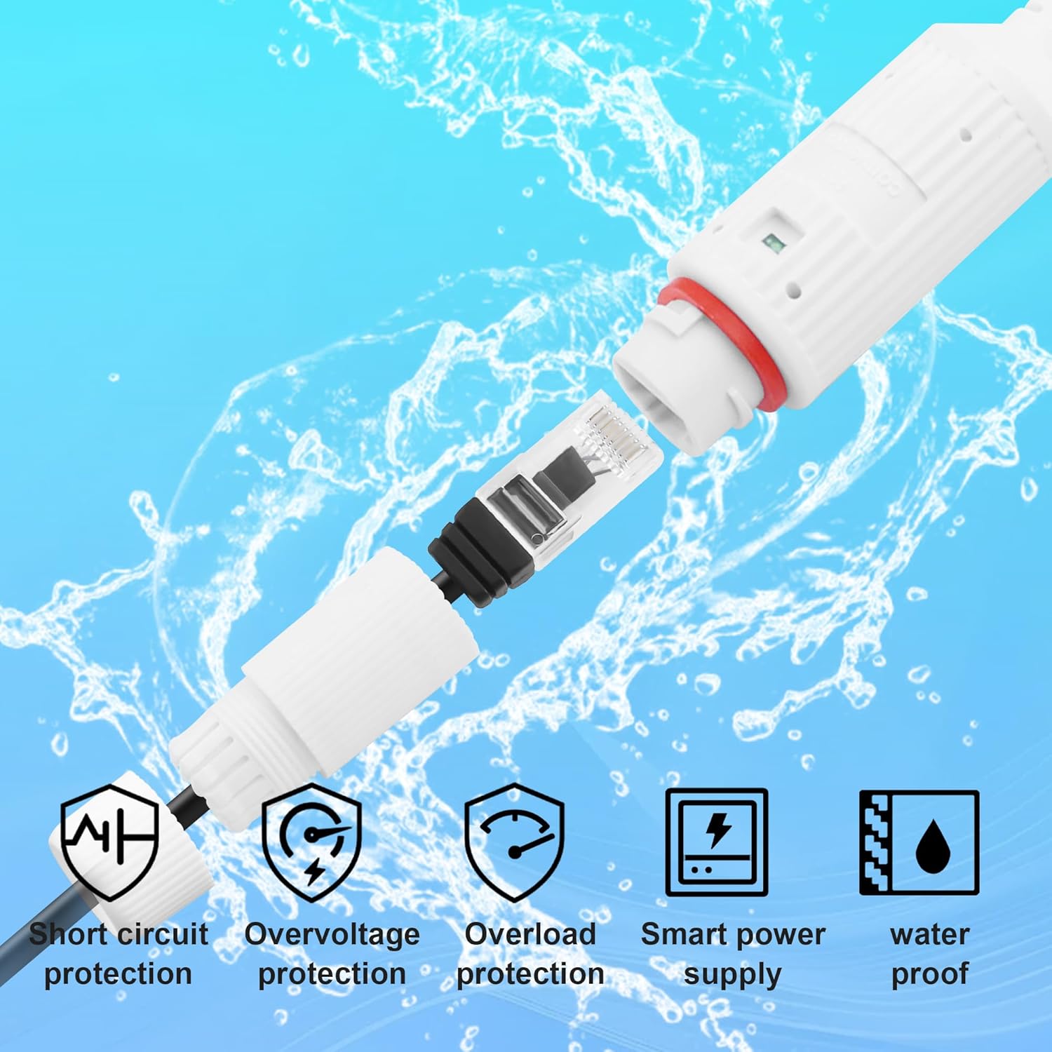 Преобразователь питания POE в  – обзор и цена Outdoor Power Adapter Usb C