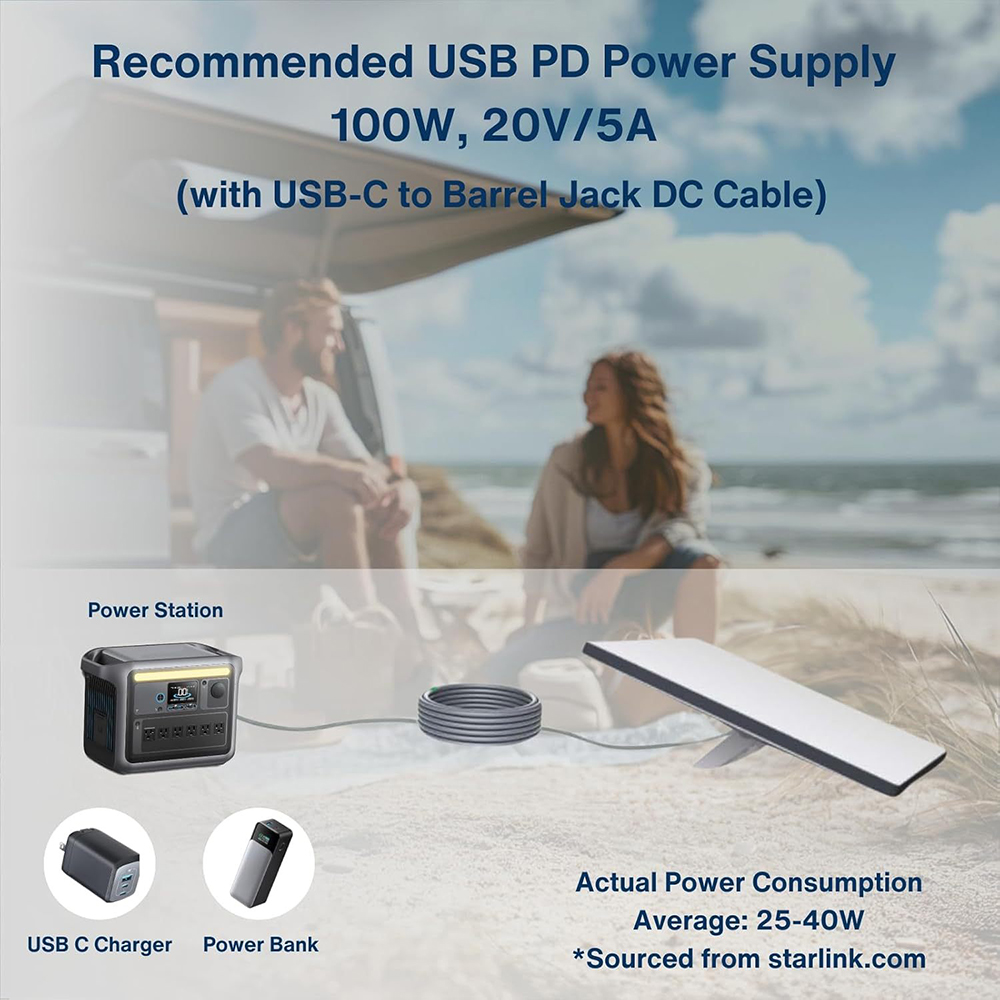 Кабель питания USB C-PD длиной – обзор и цена Outdoor Power Jack