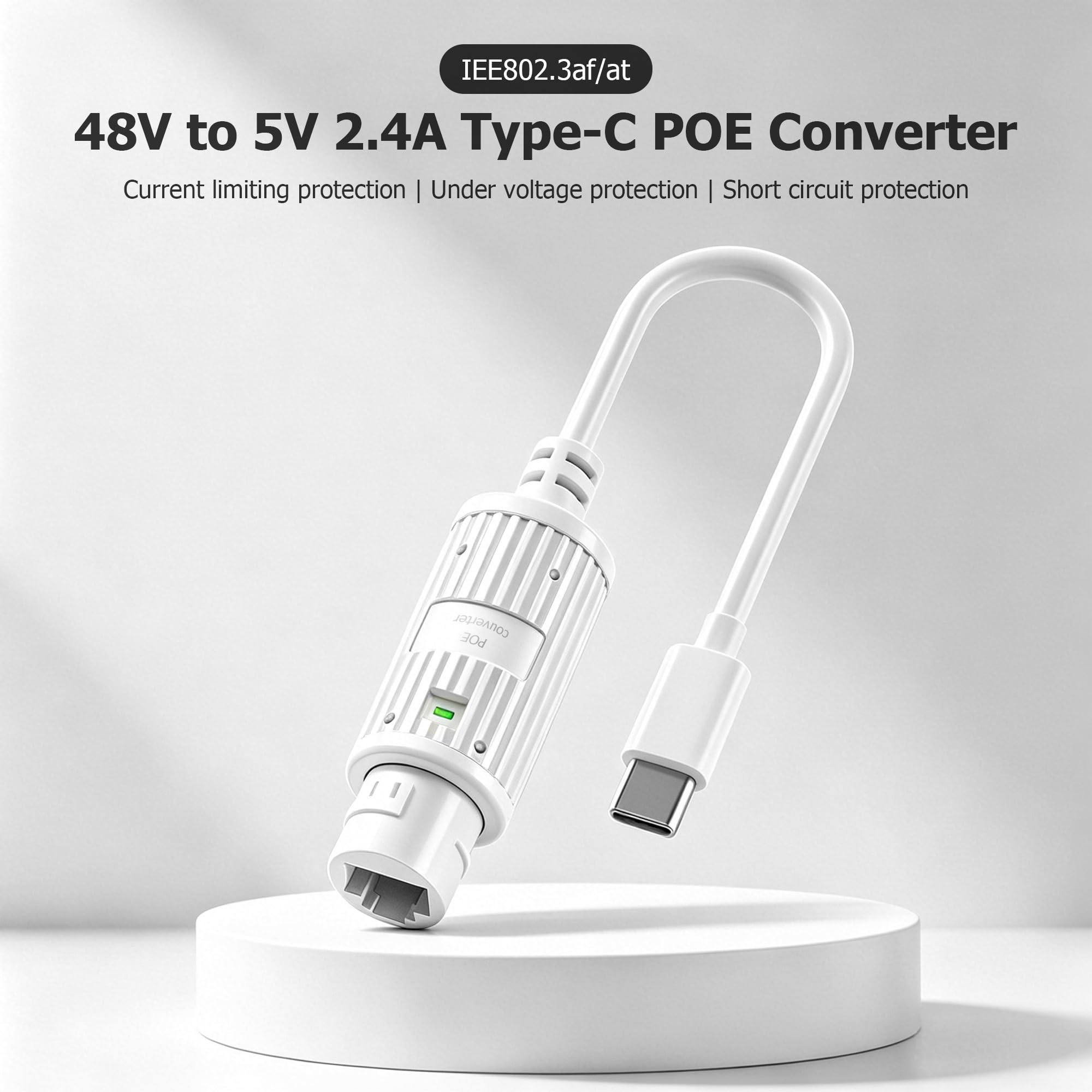 Преобразователь питания POE в  – обзор и цена Outdoor Power Adapter Usb C