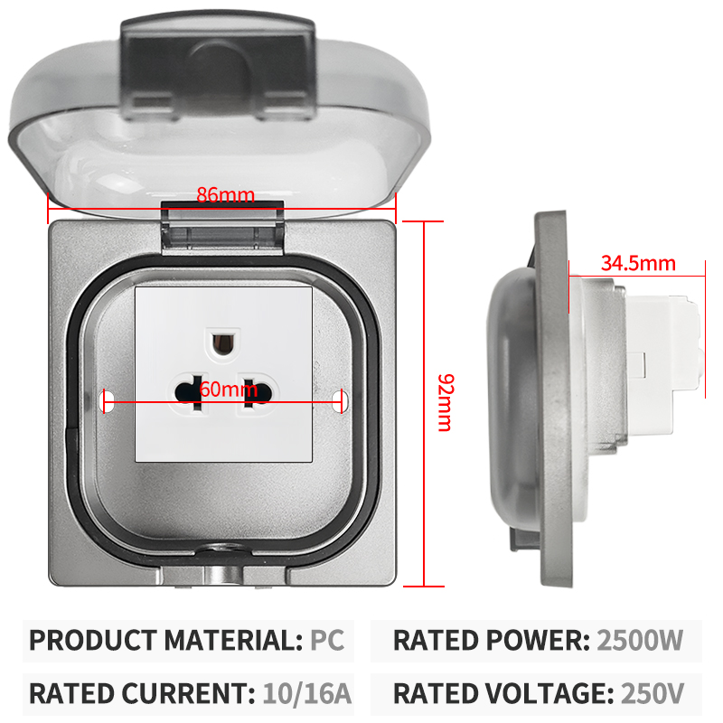 Водонепроницаемая уличная розе – обзор и цена Outdoor Power Socket